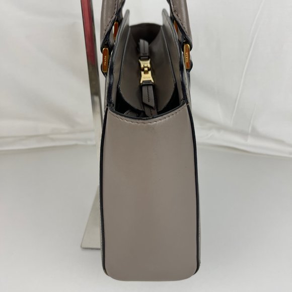 Prada Small Saffiano Gray Leather Tote - Authenticity Certified - Picture 6 of 13